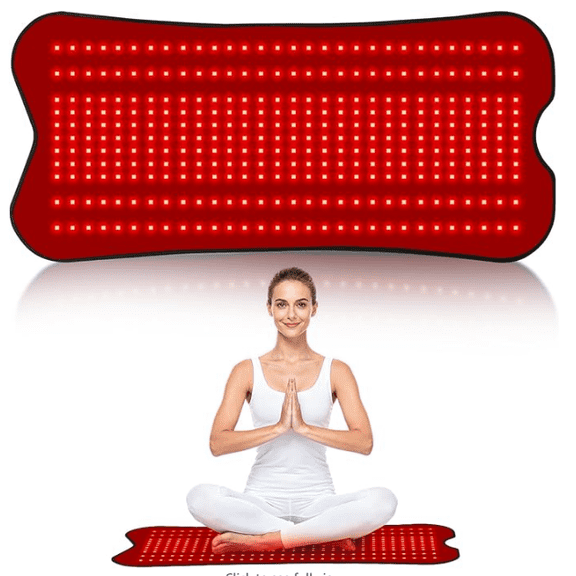CNV 330 LED Red Light Therapy Wrap 660nm 850nm Infrared Adjustable Timer Intensity Body Use Mat