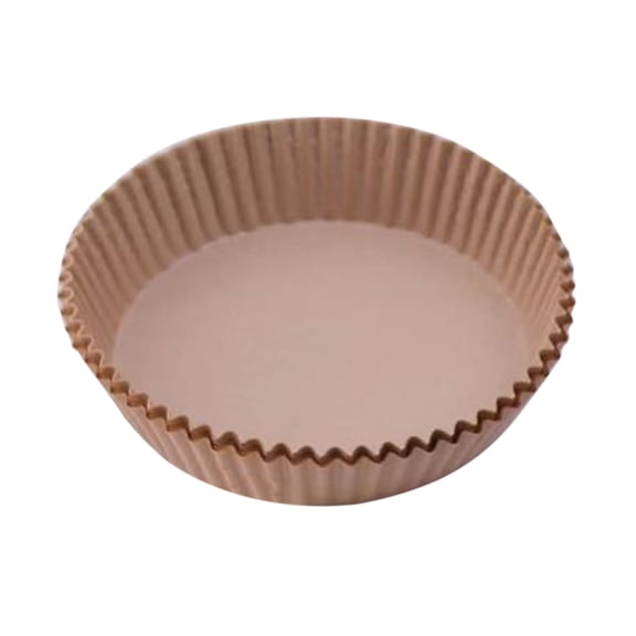 20Pcs 6.3 Inch Round Air Fryer Basket Liners, Heat Resistant Silicone Coated Parchment Sheets, Oil-Proof Disposable Paper Fits 5-8 QT, Air Fryers, Oven Microwave Use