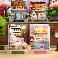 thumbnail image 6 of ACDANC Dollhouse Miniature House Kit with Furniture,DIY Wooden Dollhouse Tiny House Building Set for Adults and Teens,Creative Room Decor Gift for Family and Friends, 6 of 7