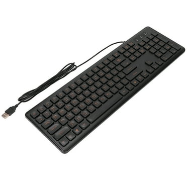 Cangjie Chinese Taiwanese Keyboard Wired Chinese-English USB PC 08-keys Full-Sized Keyboard for Home, Office, Plug and Play