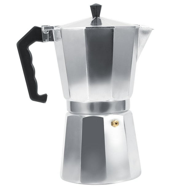 Cafetera Moka express de aluminio, Cafetera Espresso Cafetera italiana de aluminio(600ML 12 tazas) Ecomeon no