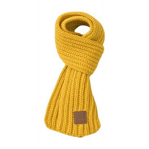 Bufanda para niños, invierno, para niños, niñas, bebés, suave, cálida, de lana, conjunto para el cuello, bufanda