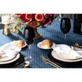 thumbnail image 4 of Majestic Gifts Inc. Glass Water/ Wine Goblets -Bold Black -18 Oz- Set/6, 4 of 5