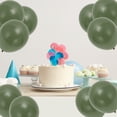 thumbnail image 4 of Unique Bargains 20Pcs Latex Party 10 Inch Helium Balloons Green, 4 of 6