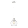 thumbnail image 5 of 1 Light Pendant In Modern Style-11 Inches Tall And 9.75 Inches Wide-Brushed Nickel Finish-Clear Seedy Glass Color Z-Lite 7501P10-Bn, 5 of 7