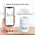 thumbnail image 2 of Ecosense RD200W RadonEye, Home Radon Detector, Fast & Reliable Real-Time Monitor, OLED Display, Easy Setup with App, Bluetooth, 2 of 7