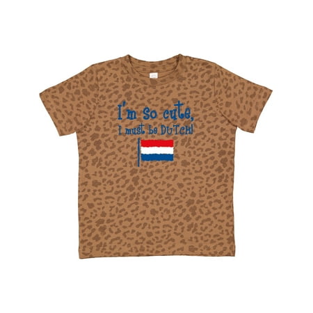 

Inktastic So Cute Dutch Gift Toddler Boy or Toddler Girl T-Shirt