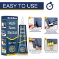 thumbnail image 4 of North Moon 50ml Fabric Glue Fast Drying Sewing Multifunction Clothing Cloth Multifunction Leather Repair Textile Secure Repairing Supplies Adhesive, 4 of 9