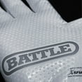thumbnail image 3 of Battle Sports Adult Gauntlet Pro Receiver Football Gloves - White/Black - Medium, 3 of 5