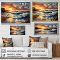 thumbnail image 4 of Designart "Sunlit Horizons Beach Photo I" Nautical & Beach Wall Art Print, 4 of 5