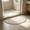 Beige,L, variant on Half Circle Rug,Dirt Trapper Door Mat,23.62*35.43in Imitation Sisal Entrance Rugs for Outside Entrance, Porch, Entryway