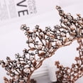 thumbnail image 4 of Zhuge Tiara de boda para novia, diadema de princesa, corona nupcial, joyería para el cabello con diamantes de imitación de cristal, decoración para novia, cumpleaños, graduación, boda (A), 4 of 5