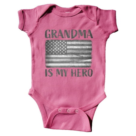 

Inktastic Grandma Is My Hero Gift Baby Boy or Baby Girl Bodysuit