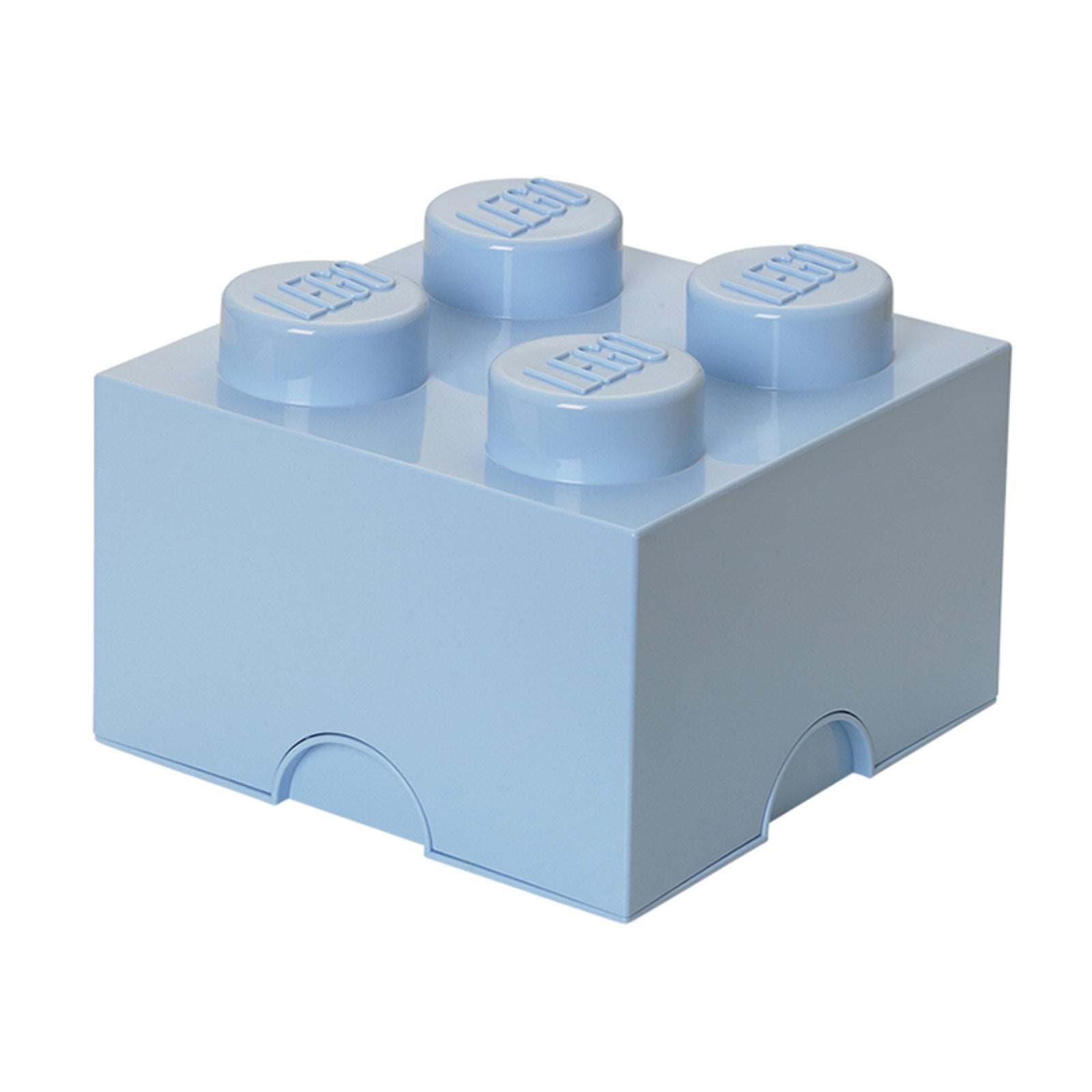 Room Copenhagen: LEGO Storage Brick - 4 Knobs Lid, White - 9.8 x