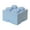 Blue, variant on LEGO Storage Brick 4, Bright Orange