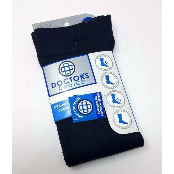 Doctor's Choice Graduated Compression Socks 815 mmhg, 1 Pair (Large