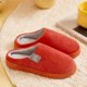 thumbnail image 1 of Women's Thick Bottom Home Slippers, Household Plush Slippers, Anti-slip Thermal Slippers, 1 of 5