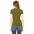 thumbnail image 2 of The Bella + Canvas Ladies The Favorite T-Shirt - OLIVE - M, 2 of 2
