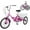 Rose Red, variant on Mooncool Adult Folding Tricycle 7-Speed, Adult Trikes 24 inch Wheel Cruiser Bike with Cargo Basket, Foldable Tricycle for Adults, Women, Men, Seniors Exercise Shopping