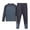 Navy, variant on Jgppe Boys Girls Thermal Set Winter Thicken Long Sleeve Undershirts and Slim Long Pants Warm Under Clothes 2-17 Years