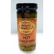 Enrico Formella | Hot Giardiniera | Italian - Chicago Style Hot Pickled Vegetables 8oz.