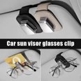 thumbnail image 3 of VALINK Car Sun Visor Glasses Clip Multi-functional Bill Storage Car Sunglasses Card Bracket Holder, 3 of 7