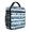 Rooster and Snowflake Blue Pattern, variant on Rooster and Note Brown Pattern Mini Insulated Lunch Bag, Outdoor Picnic Cooler with Side Mesh Pocket & Adjustable Handle, Leakproof Lining Gifts for Work School Outdoor