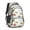 Tractor and Excavators, variant on Tractor and Haybales Gray Pattern Backpack for School, Cute School Bag with Adjustable Shoulder Straps and Padded Back, 16.9"x12.6"x5.9"