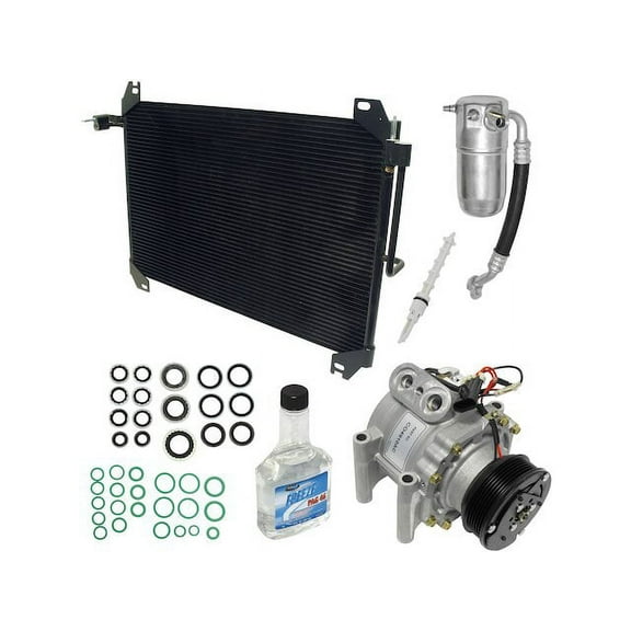 A/C Compressor Kit - Compatible with 2003 - 2009 Chevy Trailblazer 4.2L 6-Cylinder LL8 VIN S DOHC 2004 2005 2006 2007 2008