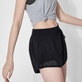 thumbnail image 6 of 1PC Quick-Drying Shorts Female Workout Yoga Shorts Sports Pants for Yoga Fitness Women Wearing (Black, Size M), 6 of 9