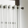 thumbnail image 4 of Curtainworks 1Q80430CWI Soho Voile Sheer Grommet Panel, 59 by 120", Winter White, 4 of 5