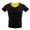 thumbnail image 2 of Entrenador de cintura de manga corta de neopreno para ejercicios de adelgazamiento Yoga Running Gym S Hugo Tops de ejercicio para mujeres, 2 of 10