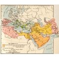 thumbnail image 1 of Map Of The Muslim Expansion And The Byzantine Empire At The End Of The Umayyad Caliphate, In 750. From Historical Atlas, Published 1923. by Ken Welsh / Design Pics (15 x 13), 1 of 3