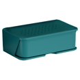 thumbnail image 1 of Inteprter Esponja soporte cajón baño doble capa almacenamiento fregadero bandeja organización secado organizador escurridor Juegos de accesorios de baño Azul oscuro Inteprter HA065187-03, 1 of 6