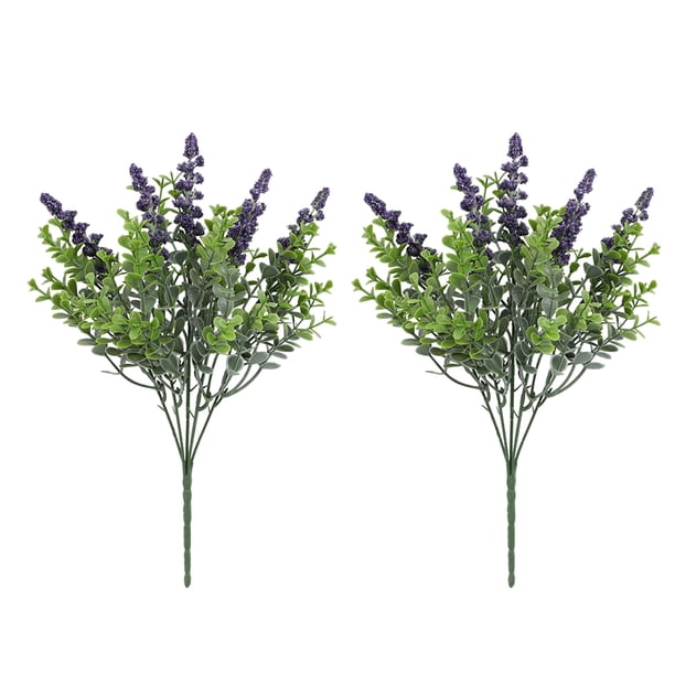 2 piezas de adornos de flores artificiales de eucalipto, decoración de flores, adorno verde