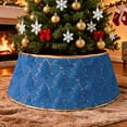 thumbnail image 3 of Christmas Tree Collar,Round Xmas Tree Skirt Alternative&Trunk Cover Base Cover,Decorative Fabric Stand Band for Holiday Home Decor,Fits Artificial&Natural Christmas Trees for Indoor Party Decoration, 3 of 3