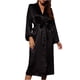 thumbnail image 2 of Batas Mujer Pijamas Sólidos Camisón Seda Hielo Camisón Largo Estampado Camisón Mujer, 2 of 5