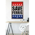 thumbnail image 6 of Ferris Bueller's Day Off - Save Ferris Wall Poster, 22.375" x 34", Framed, 6 of 6