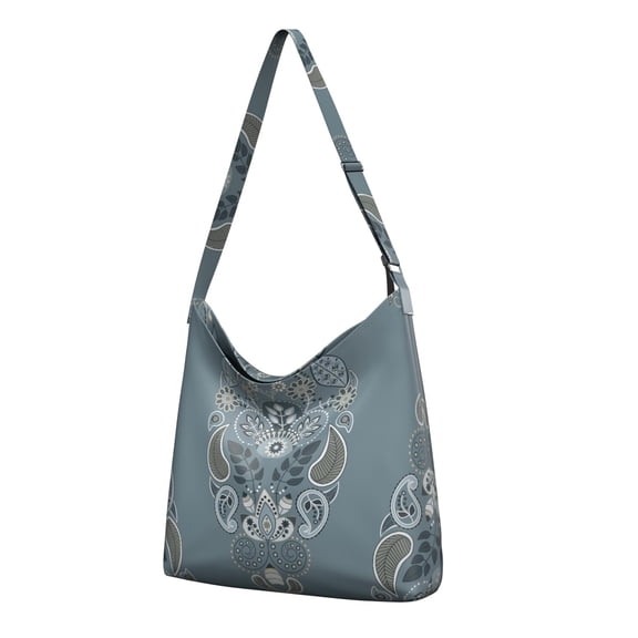 Stylish Floral Crossbody Bag | Lightweight & Spacious | Multi-Pocket Casual Everyday Purse for College Students
