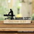 thumbnail image 2 of Craftnamesign Custom Physical Therapy Wooden Desk Name Plate, Physical Therapist Metal Nameplate, 2 of 5