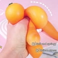 thumbnail image 4 of Easter Carrot Squishy Stress Relief Toy 5.7in Soft Squeeze Fidget Toy Slow Rising Sensory Anxiety Relief Desk Decor Easter Party Favor Gift for Adults Kids 1PC, 4 of 7