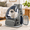 Gray, variant on Brown Pet Carrier with Bubble Window for Cats and Small Dogs Up To 15 Lb