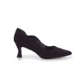 thumbnail image 4 of Walking Cradles Wc Selena Women Pump Slip-on Shoes In Black Suede/black Patent, 4 of 5