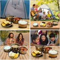 thumbnail image 4 of Portable Stainless Steel Cookware Set, Camping Pots Pans Camping Picnic Outdoor Pan Pot Plate Tableware, 4 of 4