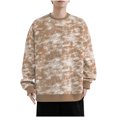 thumbnail image 2 of Goodtrade8 Tie Dye Tops for Men Long Sleeve Casual Crew Neck Sweatshirts for Men, 2 of 6