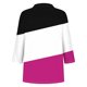 thumbnail image 4 of Camiseta de Solapa de Cuello en V de la Manga Superior de 3/4 de las Mujeres, Uso Diario Cómodo Casual, 4 of 9