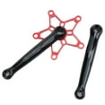 thumbnail image 4 of Bielas izquierda y derecha de 130 BCD para bicicletas de montaña Juego de bielas MTB de 170 mm color rojo, 4 of 8