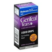 Genteal Tears Lubricant Eye Drops Moderate, 0.5 oz
