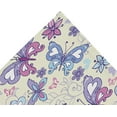 thumbnail image 4 of Beautiful Butterfly Flower Heart Tapestry Wall Hanging Tapestries Happy Colorful Hippie Psychedelic Art Polyester Carpet Wall Decorative for Living Room Bedroom 60x51inch, 4 of 7