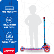 Huffy Marvel Spidey & His Amazing Friends Light-Up Toddler Scooter, Ages 3+, Blue, Boys
